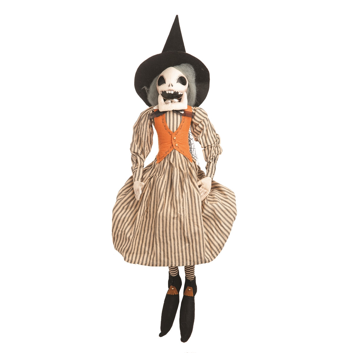 Magdalena Witch Skeleton Doll