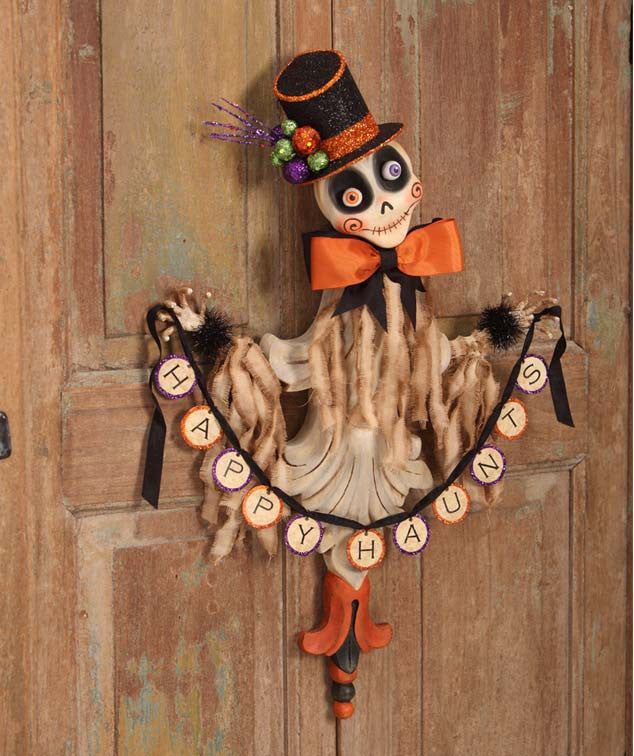 Beguiling Bernard Skeleton Party Host Wall Decor