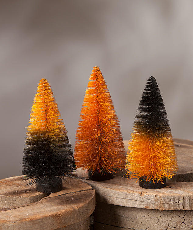 Magic Ombre Mini Bottle Brush Trees