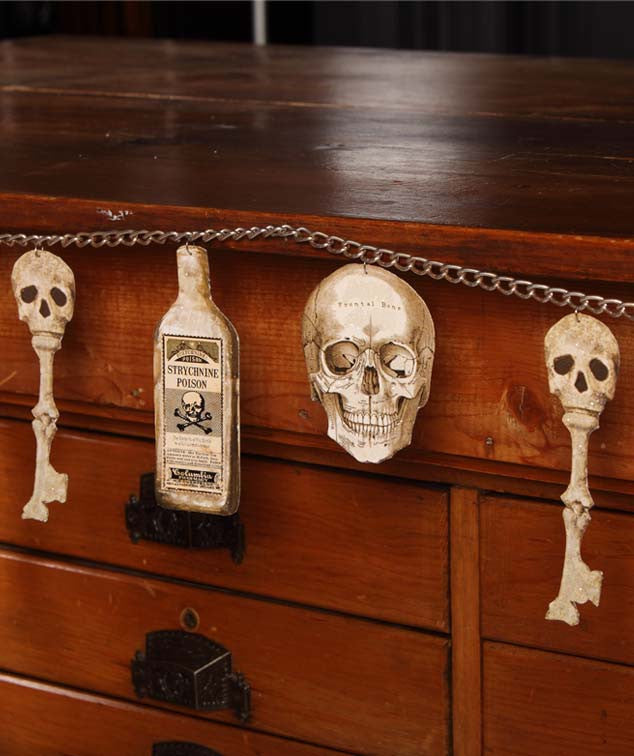 Bottles And Bones Garland
