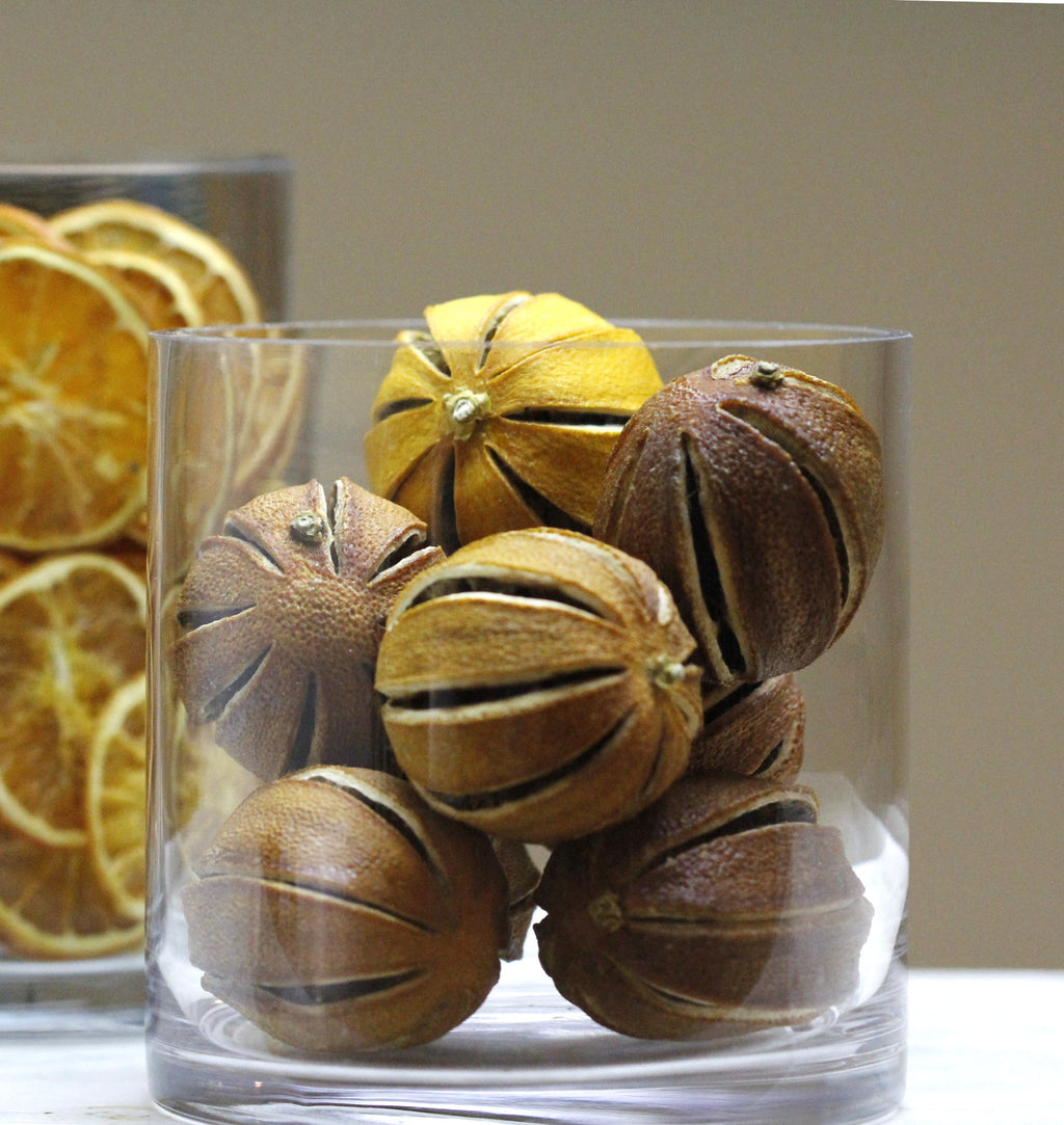 Dried Oranges with Slits Bowl Filler
