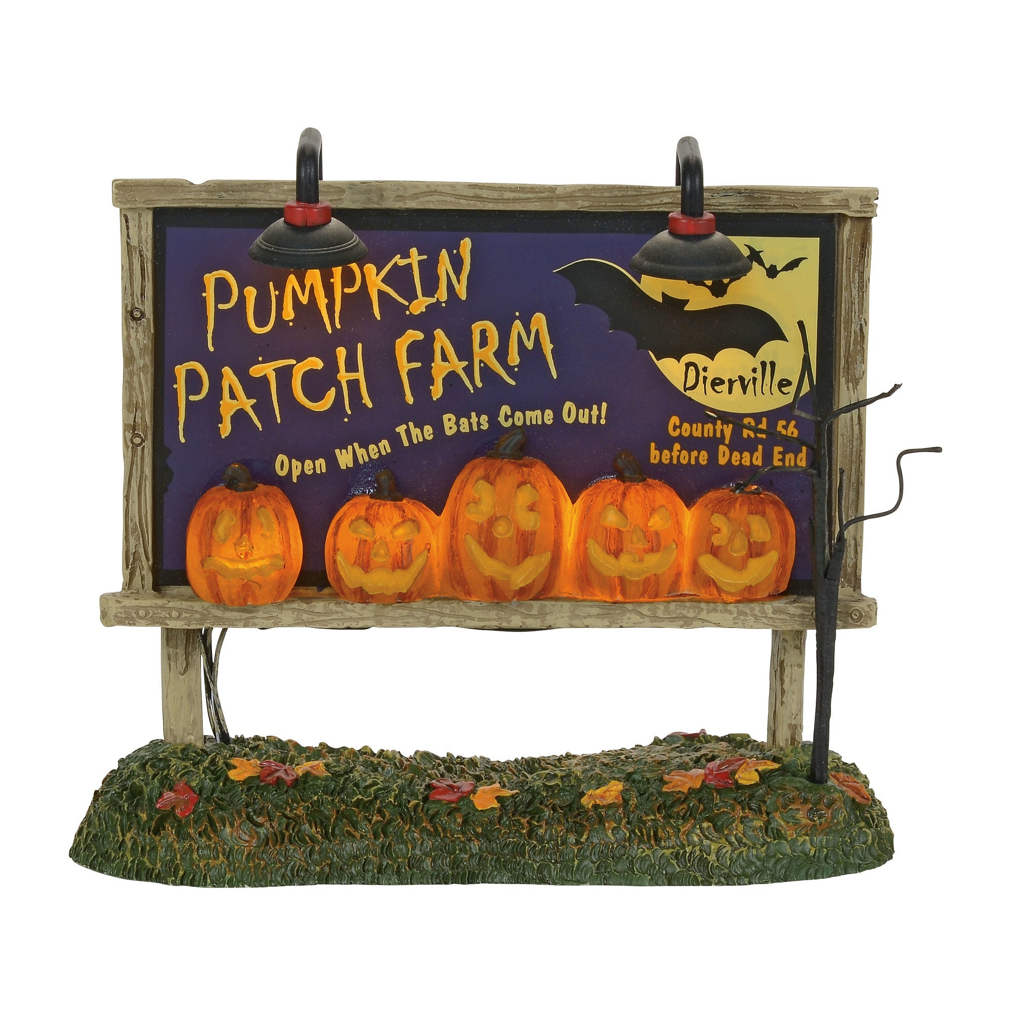 Halloween Pumpkin Patch Billboard - Lights Up