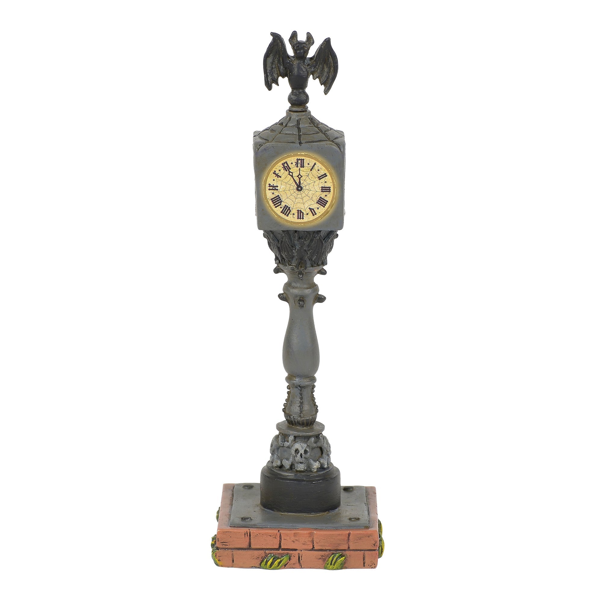Halloween Town Clock - Lit