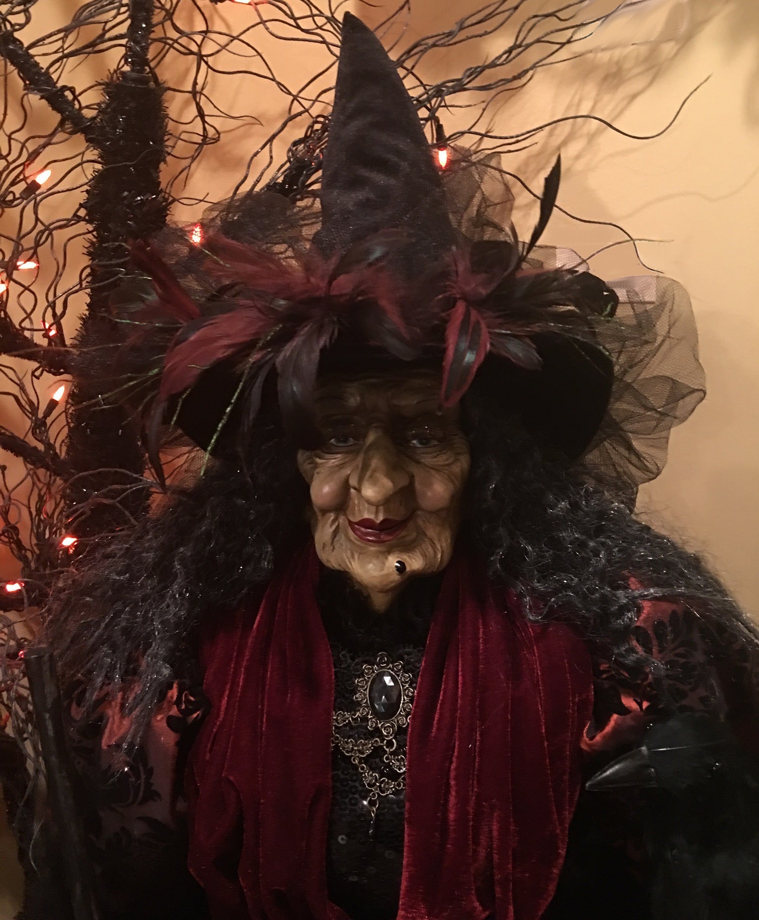 "Jadis Witch Standing Figure - 55"" tall"