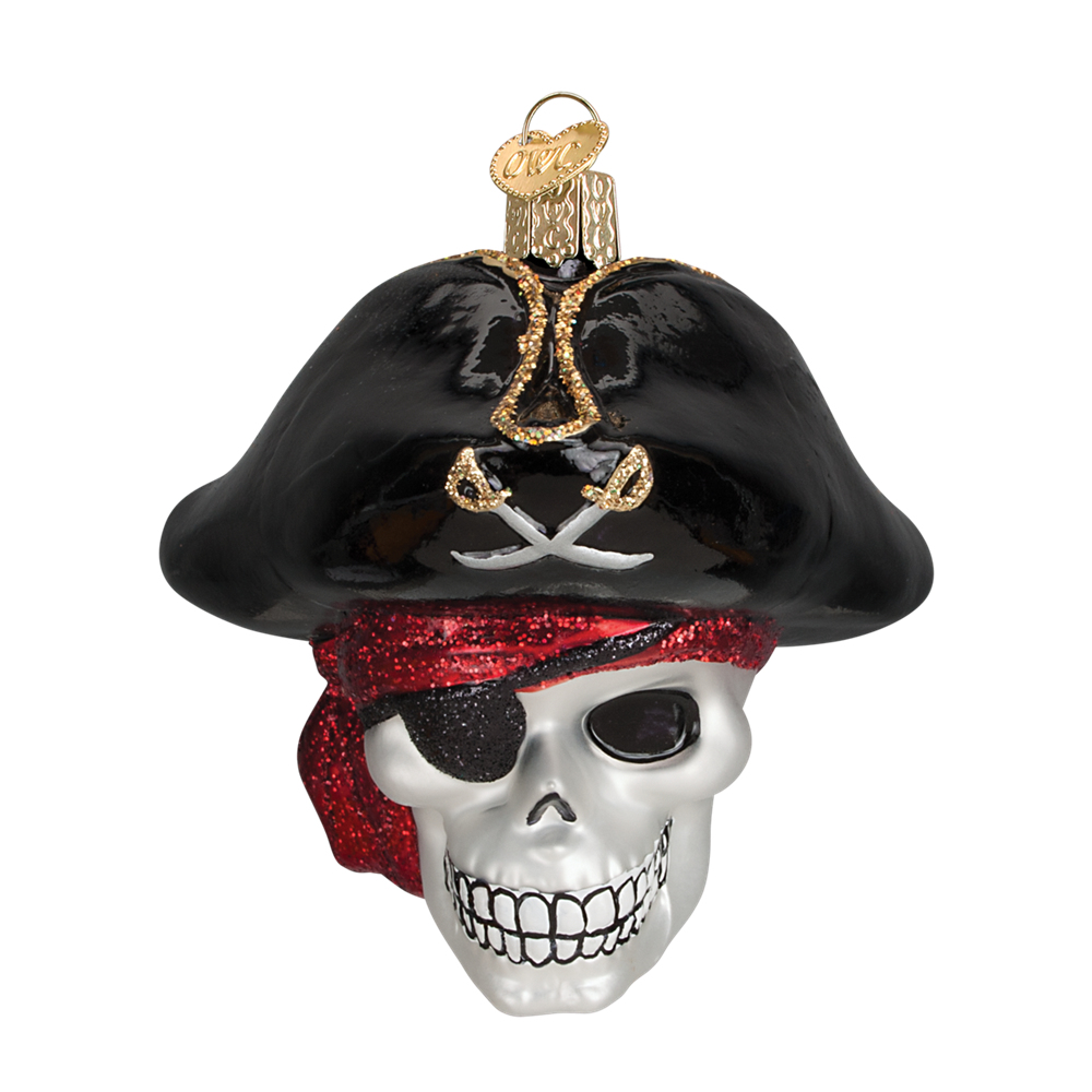 Jolly Roger Skeleton Pirate Ornament