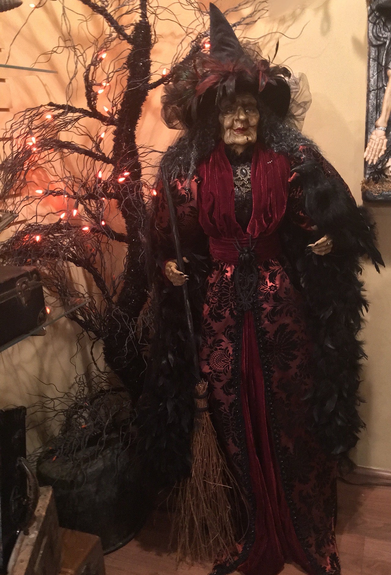 "Jadis Witch Standing Figure - 55"" tall"