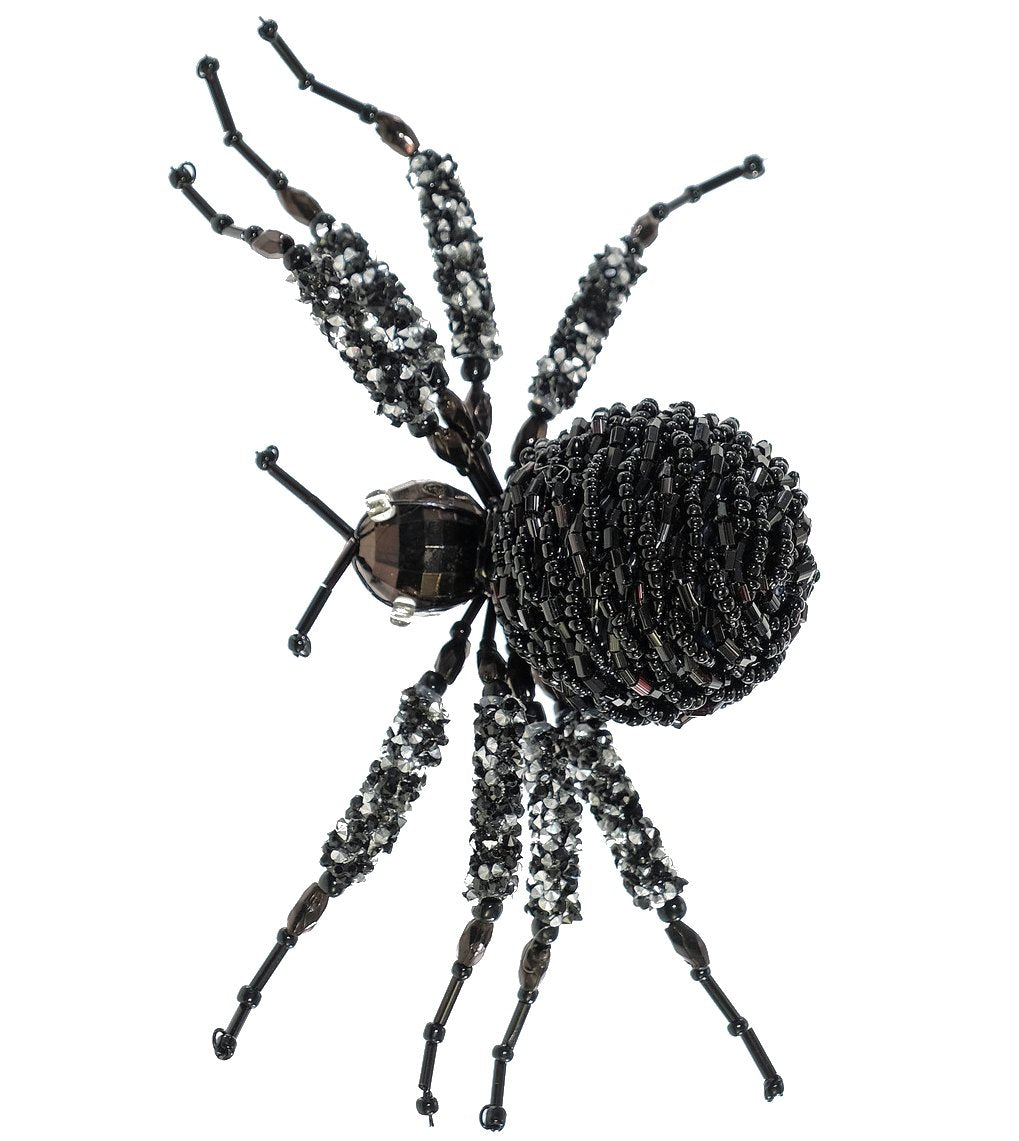 Beaded Tarantula Spider Clip