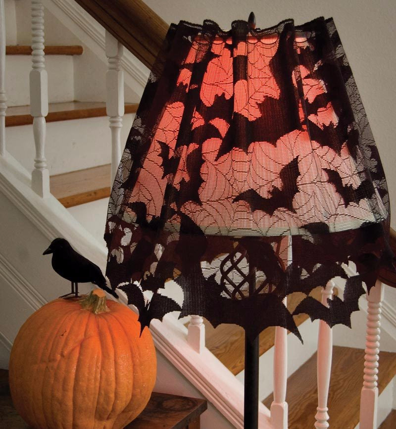 Going Batty Black Lace Bat Valance 4 - Way