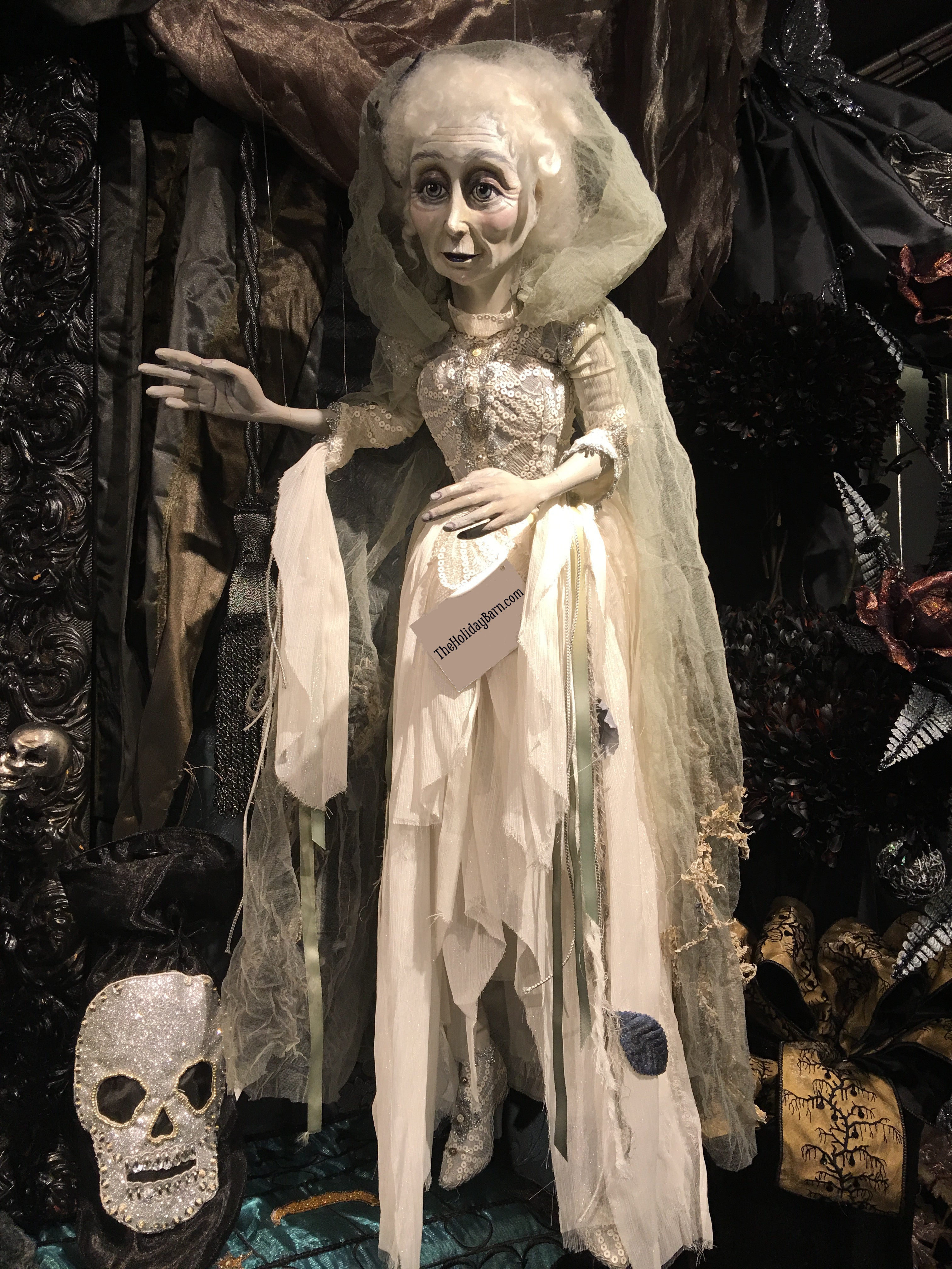 "Lady in Mourning Ghost Bride - 34"""