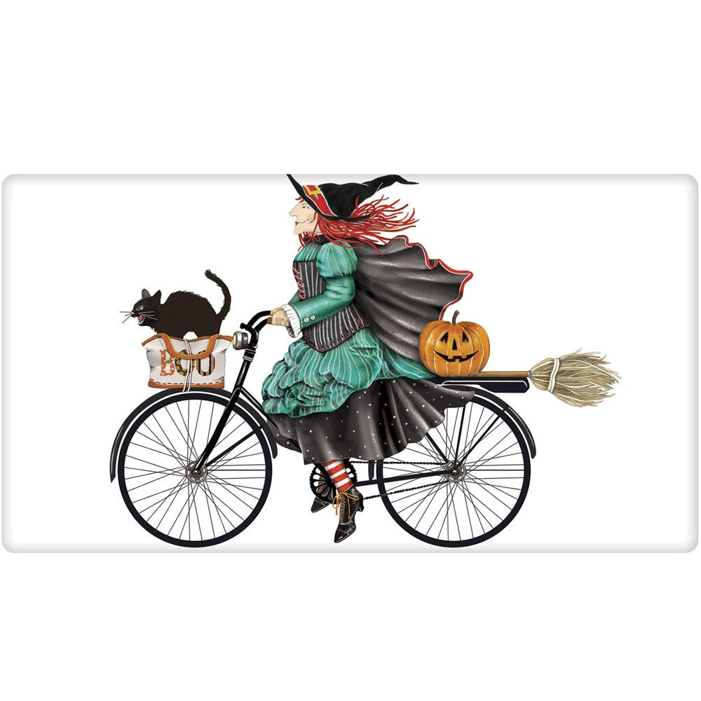 Witch on Bike Towel